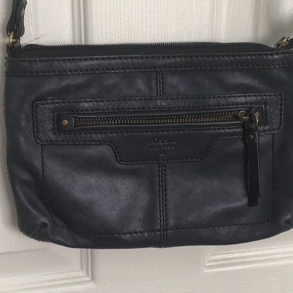 Fossil navy blue crossbody bag - Picture 3 of 6